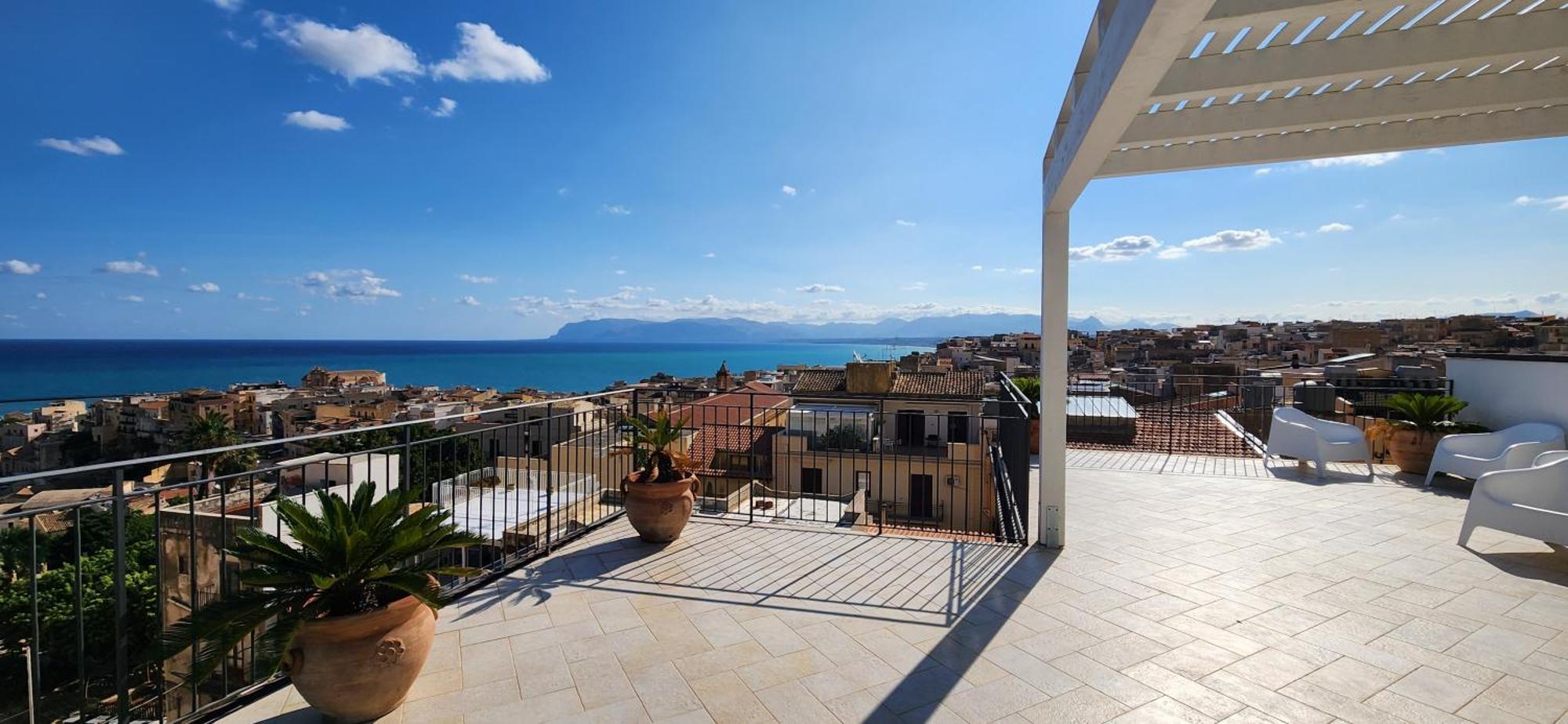 Apartament Palazzo Del Golfo Penthouse Castellammare del Golfo Zewnętrze zdjęcie